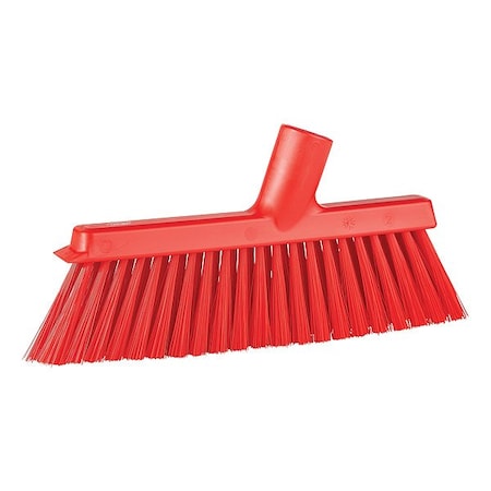 Vikan Broom Head, Red Bristle, Dry/Wet 31034