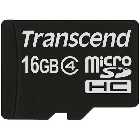 Transcend Information Transcend TS16GUSDC4 16 GB Class 4 microSDHC - Lifetime Warranty TS16GUSDC4