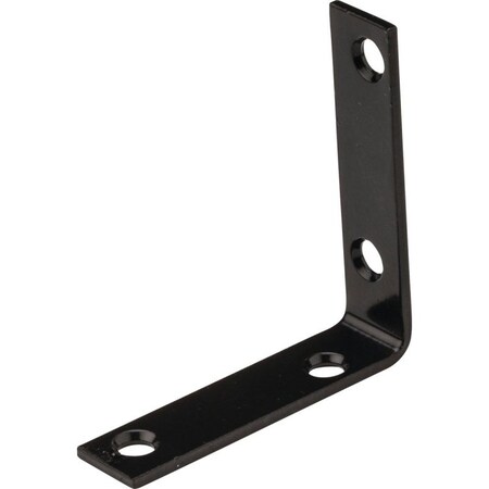National Hardware 115BC Series Corner Brace, 3-5/8 in L, 3/4 in W, 3-5/8 in H, Steel, 1/8 in Thick Material N266-484