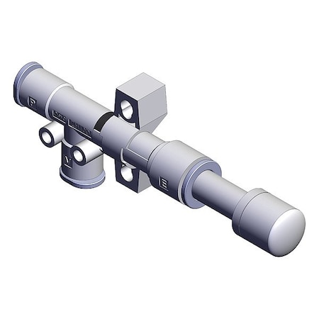 Smc Vacuum Ejector, Body Ported ZH10DSA-06-06-08S