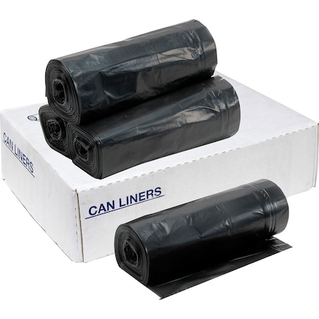 Global Industrial Heavy Duty Trash Bags, 40-45 Gal, 1.2 Mil, 41 x 54", Black, 100PK 732349