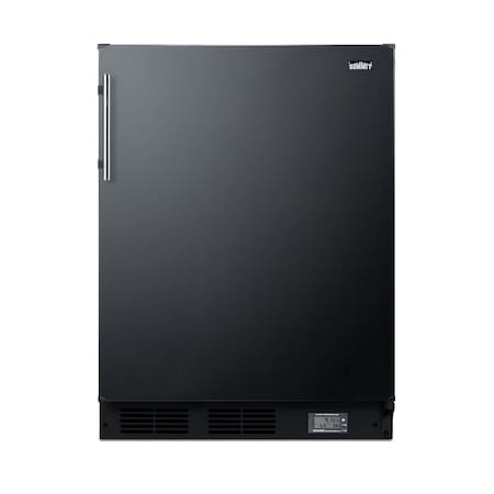 Summit 24in Wide Break Room Refrigerator-Freezer, ADA Compliant BKRF663BBIADA