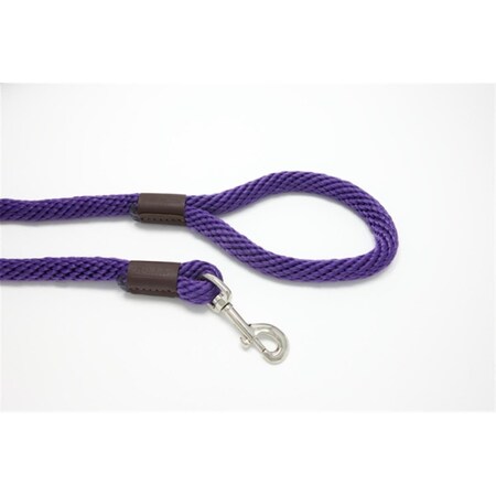 Purple Pebble 4 ft. x 0.62 in. Leedz Super Thick Purple Leash LZ584PU