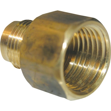Westlake Pipe & Fittings 3/8'' Mx1/2'' FPT Brass Flare Adapter 17-4633