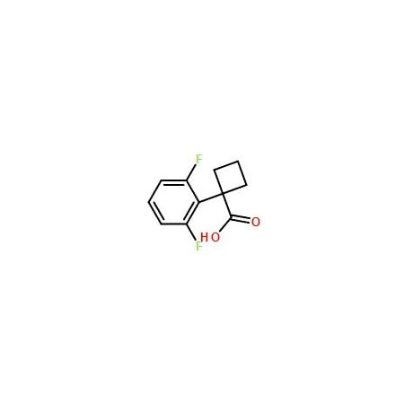Ak Scientific 1-(2, 6-Difluorophenyl)cyclobutanecarboxylic acid (25mg), CAS 1215754-00-9 1215AD-25mg