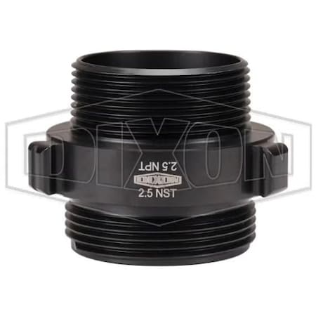Dixon Style N36 Double Male Rocker Lug Adapter, 2-1/2 in, MNPT x Male NST NH N36-25T25F