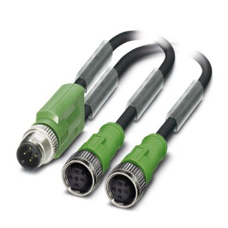 Phoenix Contact SAC-4P-M12Y/2X0 3-PUR/M12FS VP 1510722