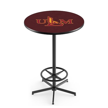Holland Bar Stool Co 42" Black Louisiana-Monroe Pub Table L216B4236LA-Mon
