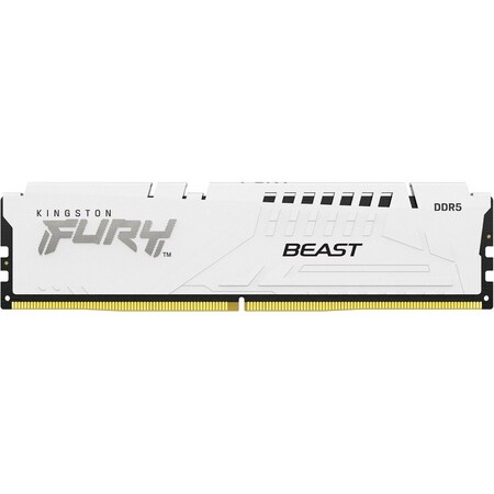 Kingston 32GB 5200MT/S DDR5 CL40 DIMM KIT OF 2 FURY BEAST WHITE XMP KF552C40BWK2-32