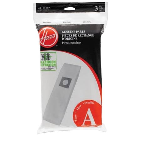 Hoover Type-A Allergen Bag, Paper 4010100A