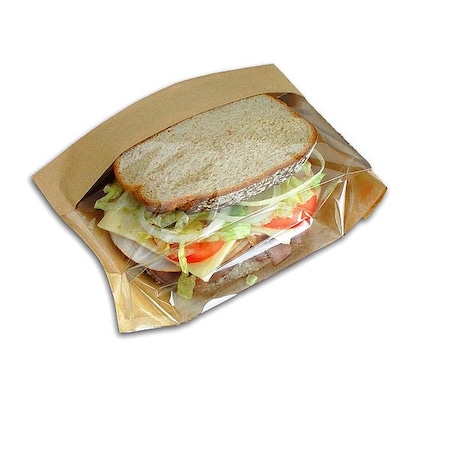 Ready Fresh Window Sandwich Bag, 9 1/2" L, 500 PK RF-6395KW
