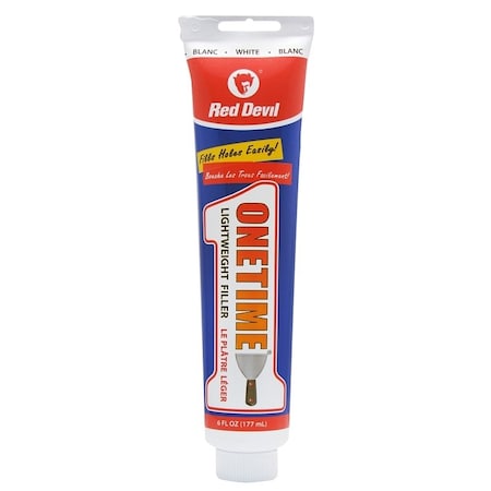 Red Devil 0 Spackling Compound White, White, 5 floz Squeeze Tube 545