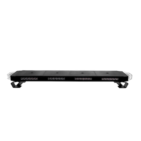 Putco Light Bar, 24 Inch Length; Full Bar; Roof Mount; Tri-Color Strobe LED; Amber/ White And Blue; Clear 950224