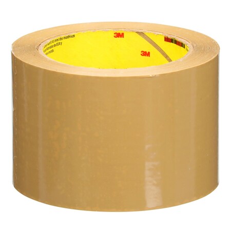 Scotch Packing Tape, 3.1 mil Thick, 2.84 in W x 54.68 yd L, 3 in Core Dia., Tan, 24 PK 375+