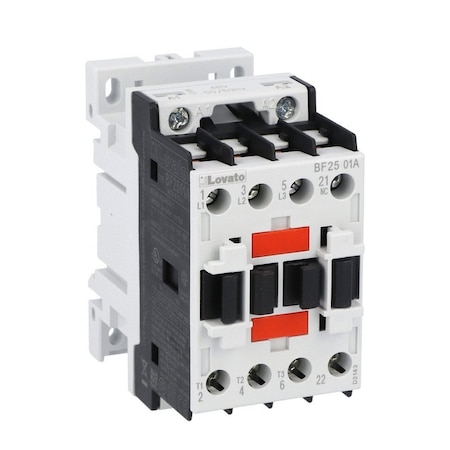 Lovato 3P Contactor +1Nc 25A Ac3 230V Ac Coil BF2501A23060