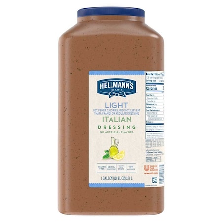 Hellmanns Light Italian Salad Dressing Jug, 1 gallon, 4PK 84148882