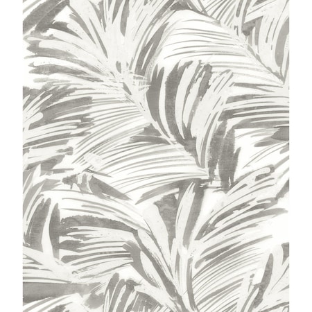 Chesapeake Chaparral Grey Fronds Wallpaper 3120-13713