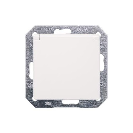 Siemens DELTA i-system aluminum-metallic SCHUKO socket outlet 10/16 A 250 V With 5UB1930
