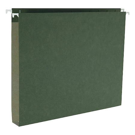Business Source Hanging File Folder, Green, PK25 BSN43850