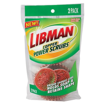 Libman Commercial Copper Power Scrubs 1239