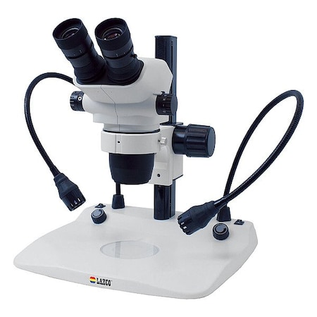 Laxco Microscope, 22" x 20" Base, LED LMS-Z220P-T40