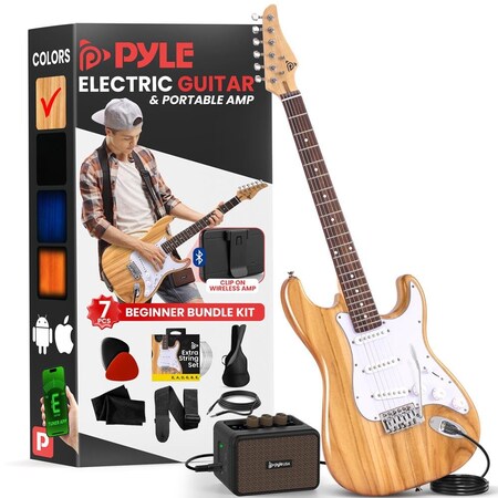 Pyle Electric Guitar and Amp Kit PEGKT400NT