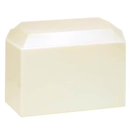 Fasttrack2Fitness Cultured Marble Cremation Providence Adult Urn, Ivory FA2001545