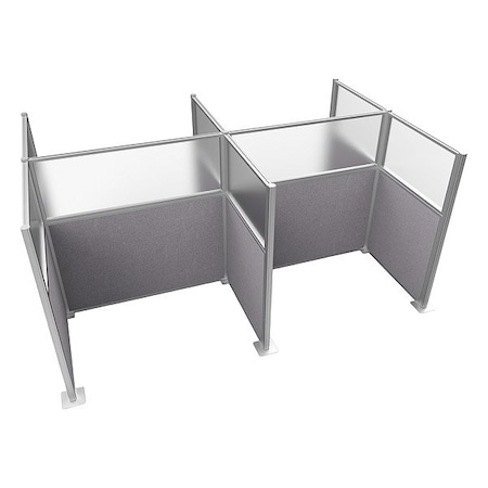 Versare Cubicle Kit, Cloud Gray, 72 in H HPK-4P4-S-VCLG-FR
