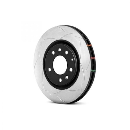 Dba Rear Slotted Street Series Rotor for 2004-2005 Mazda 3 2.3L & 2006 Mazda Speed 3 2957S