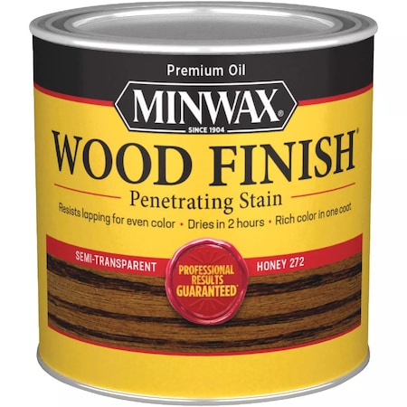 Minwax Wood Finish Penetrating Stain Honey 1/2 Pt. 227624444