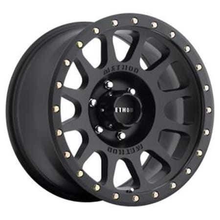 Water World 18 x 9 in. NV 6 on 135 Bolt Pattern 5.75 in. Back Space 18 Offset - Matte Black WA3634752