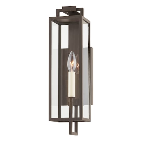 Troy Lighting Beckham 1 Light Exterior 16.5 In. Textured Bronze B6381-TBZ