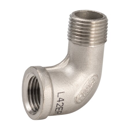 Proline Series Stainless Steel 304 1/2-in MIP X FIP 90 Degrees Street Elbow SF-832