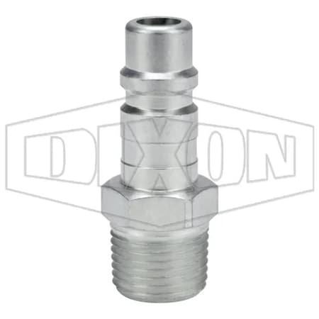 Dixon DF Series Industrial Male Quick Disconnect Pneumatic Plug, 1/2-14 Nominal, Quick Disconnect Plug x B D4BM4