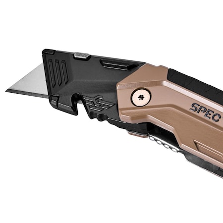Spec Ops 6 in. Folding Fixed Utility Knife Black 1 pc SPEC-K1-FF