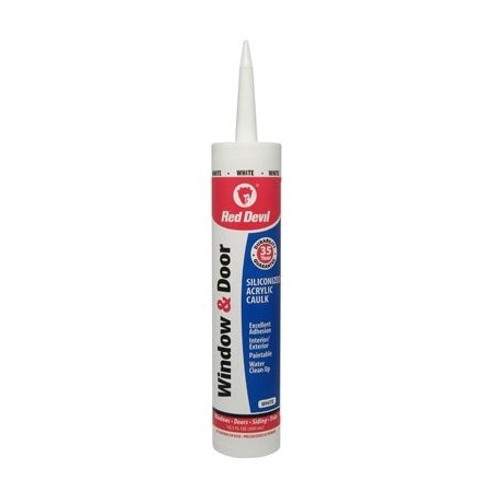 Red Devil Caulk Wnd Door Acry Wht 10.1Oz 0846