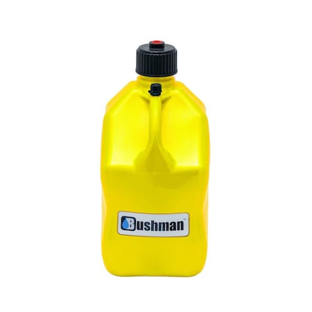 Bushman U-Jug Multi-Purpose 5.5 Gallon Utility Storage Jug -Yellow - 4 Pack UJUG-YEL-4PK