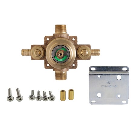 Kingston Brass Pressure Balanced Shower Rough Valve, Rough KB1651VPEX