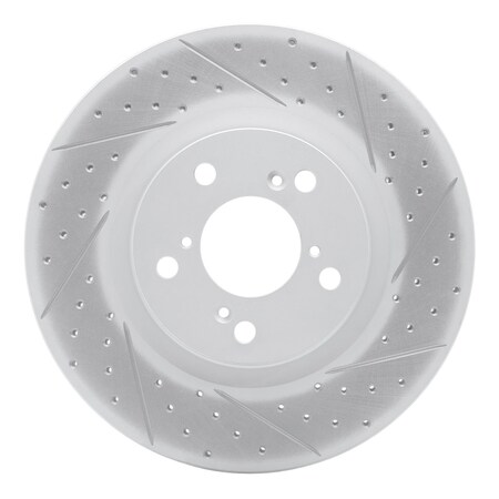 Dynamic Friction Co DFC Geoperformance Rotor - Drilled and Slotted 830-59056R