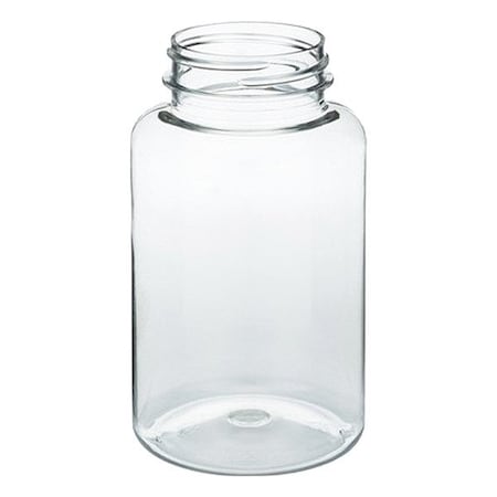 Qorpak Wide Mouth Bottle, PET, 111.63 mm H, PK340 PLA-06568