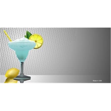 Powerhouse Margarita Time Offset Flat License Plates Tags PO525349