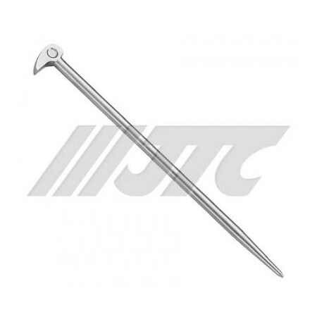Jtc Auto Tools 16 in Goose Neck Pry Bar, 90-degree Curved Head w/Pointed Tail for Screw Hole Alignment 5441