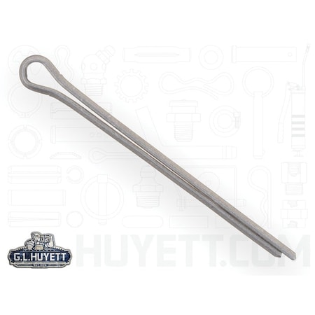Huyett Cotter Pin, Aluminum, 0.125 in Dia x 2.000 in Effective Length CPA-125-2000