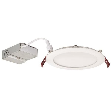 Juno Lighting Round LED Recessed Downlight 6in., 27K/3 WF6 SWW5 90CRI MB M6