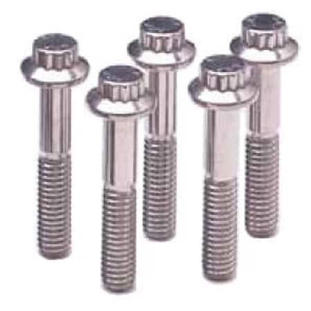 Whole-In-One M10 x 1.25 x 80 in. 12PT SS Bolts, 5PK WH3860160