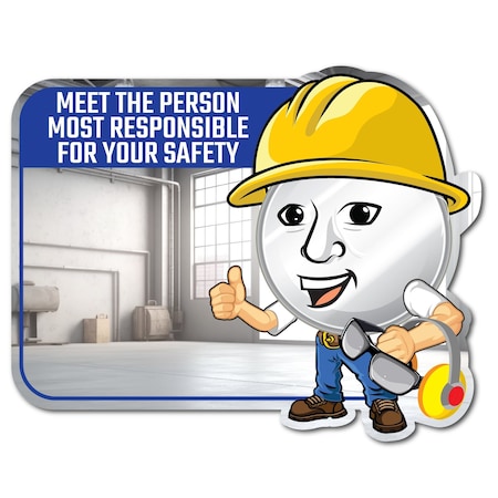Se-Kure View 23'' W X 15'' H ''Meet The Person Responsible For Your Safety'' Mirror SM301-M
