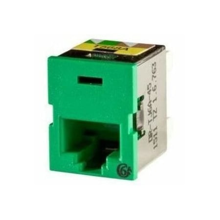 Ortronics 1-PORT MOD JACK 110 8W8P UTP, T568A/B CAT6A IP10 CLARITY10G TJ6A-45