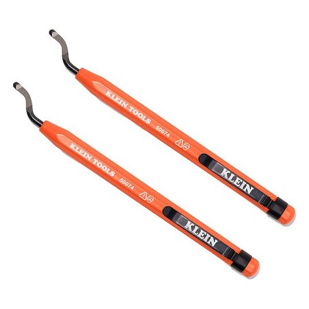 Klein Tools Deburring Tool Set, 4 5/8 in L 50074