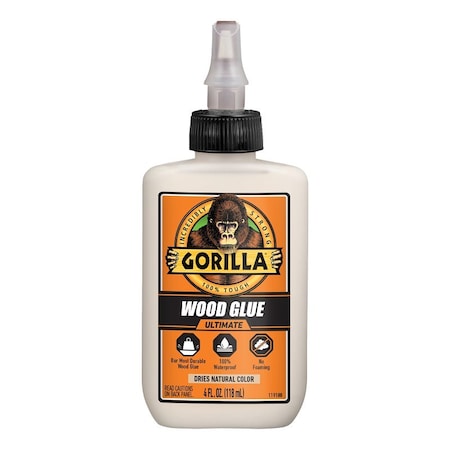Gorilla Glue Ultimate Wood Glue, Tan, 4 oz 104397