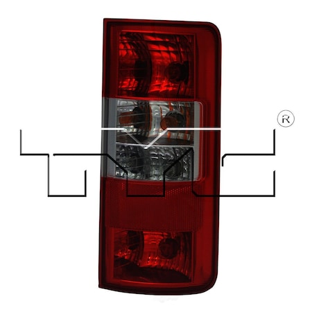 Tyc Capa Certified Tail Light Assembly 11-11931-00-9